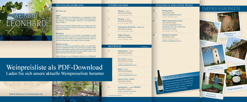 Weinkarte Download